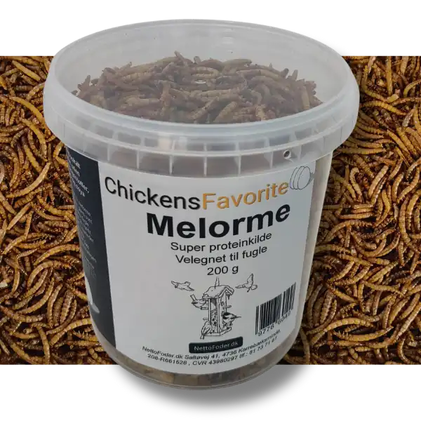 Melorme tørret 200g
