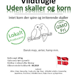 Vildtfuglefoder uden korn og skaller - 3,5 kg