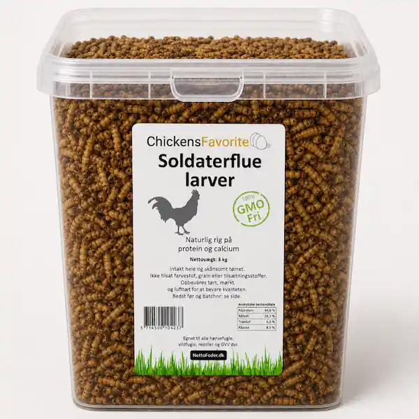 Soldaterfluelarver - Naturlig protein rig snack - Billede 3