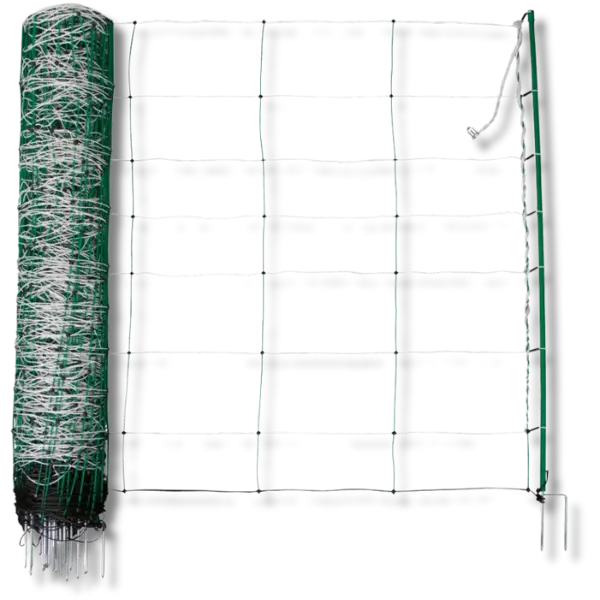 Flytbar hegn 50m m. store masker - Strømførende - Billede 4