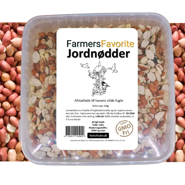 Afskallet jordnødder