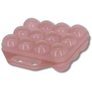 Æggeboks 12stk lyserød