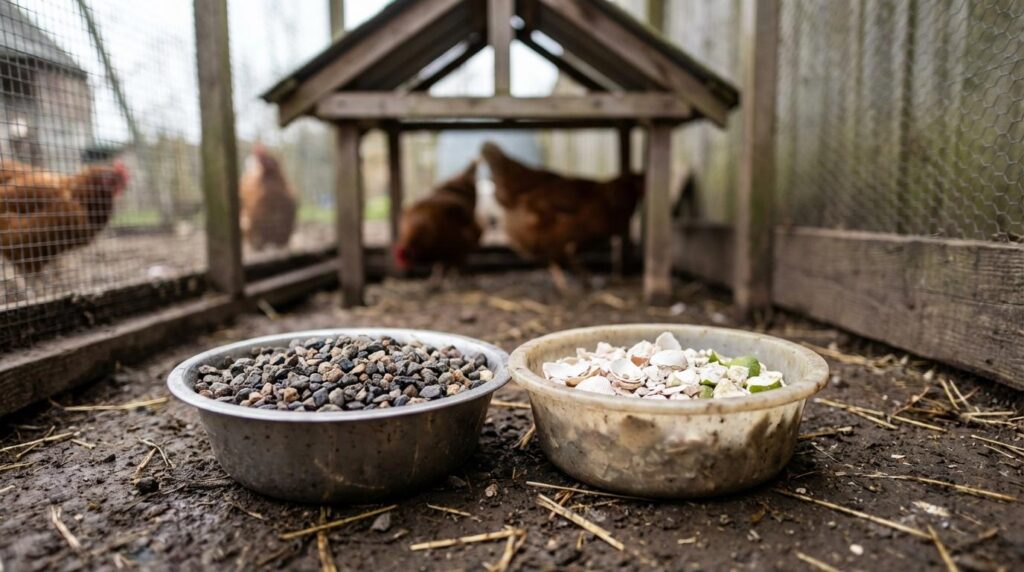 calcium til høns grit skaller