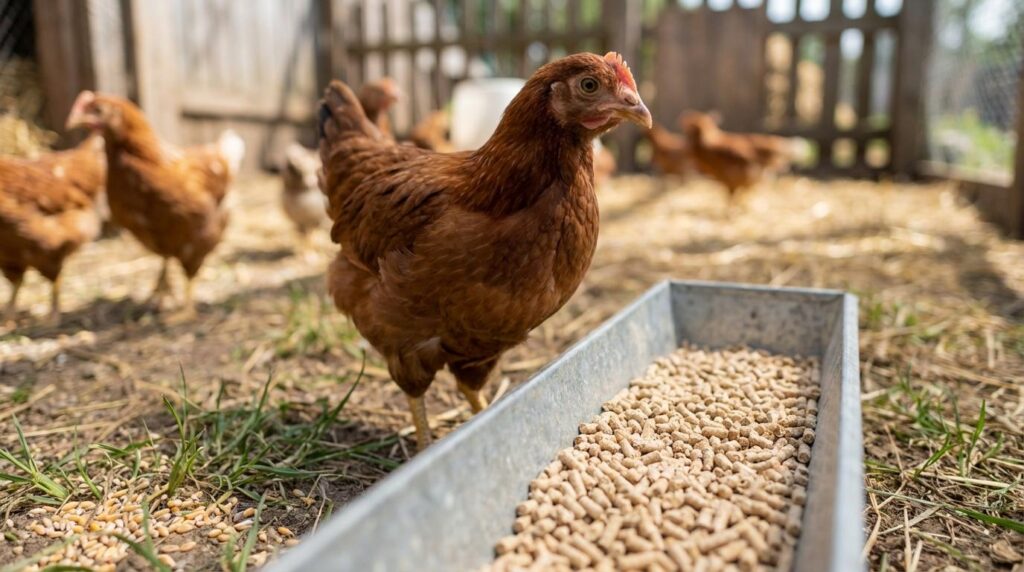fodring af høns livsstadier
