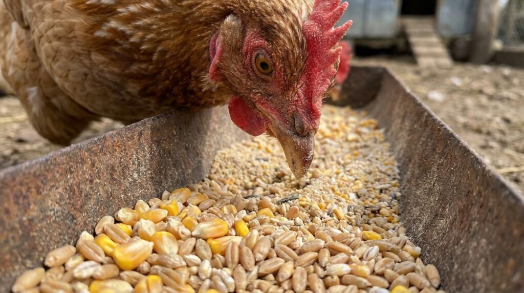 hønsefoder piller vs blanding